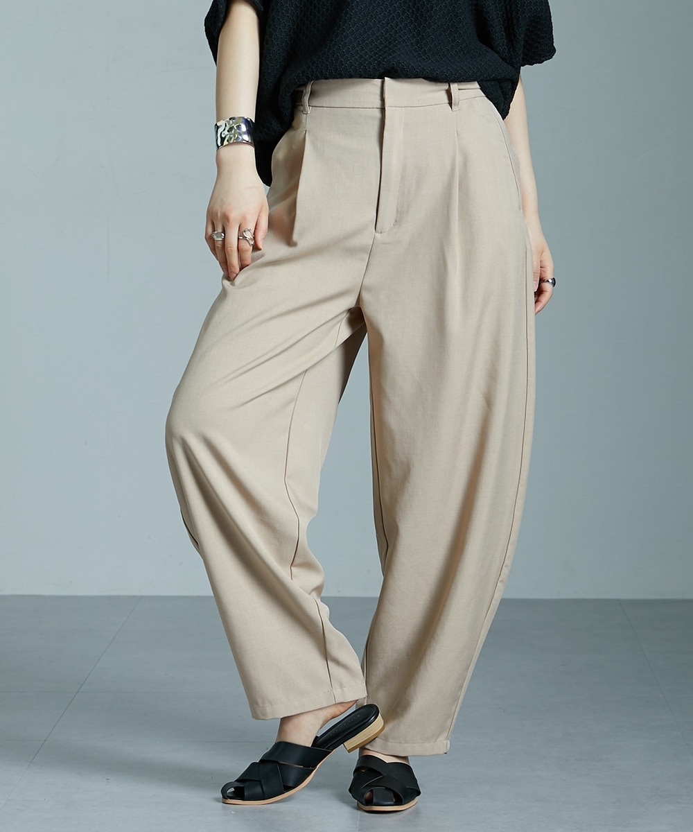 接触冷感】ゆったりサイズコクーンパンツ ［Soiunique］ 通販【ニッセン】