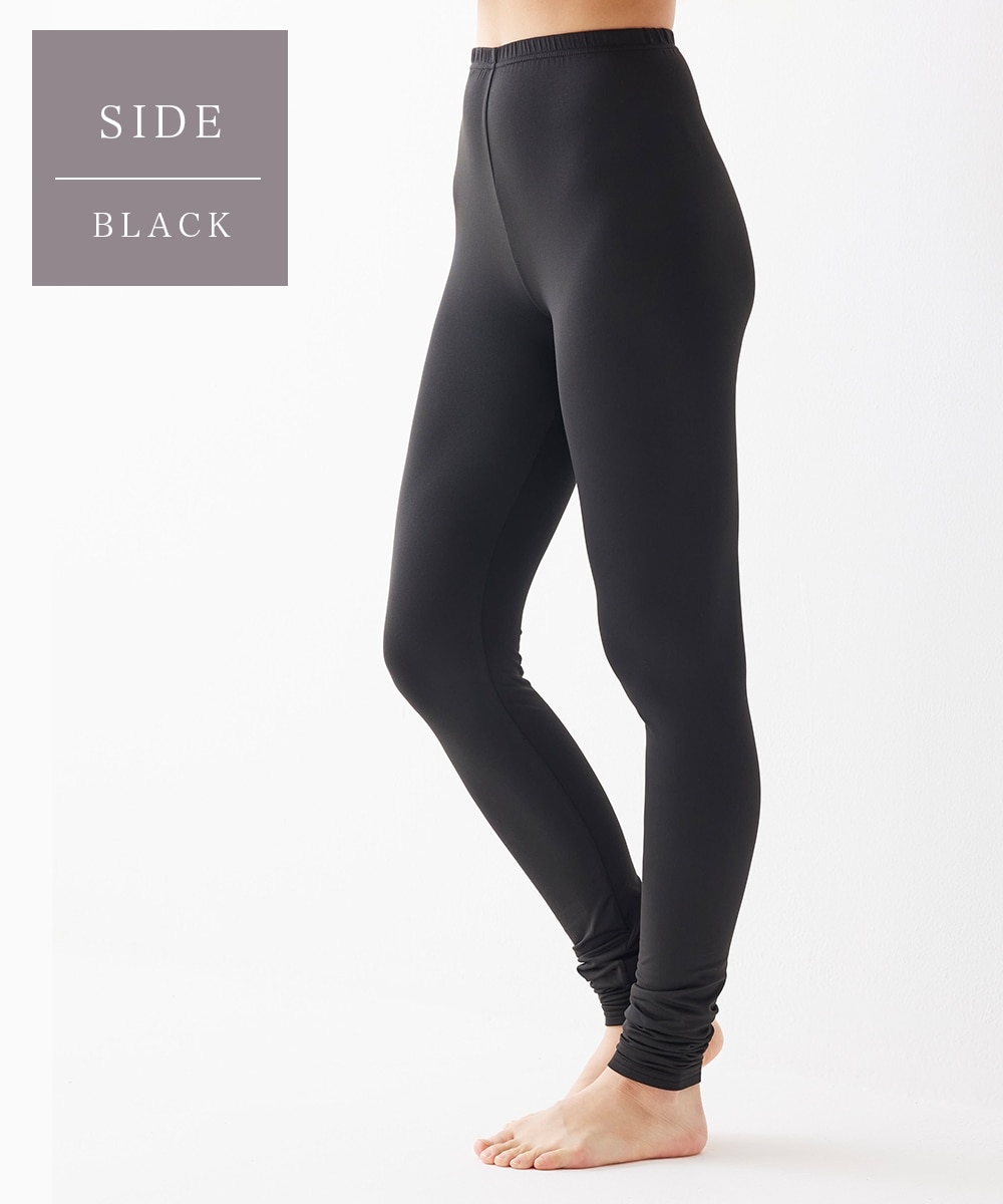 裏ピーチ起毛 12分丈レギンス2枚組 通販【ニッセン】