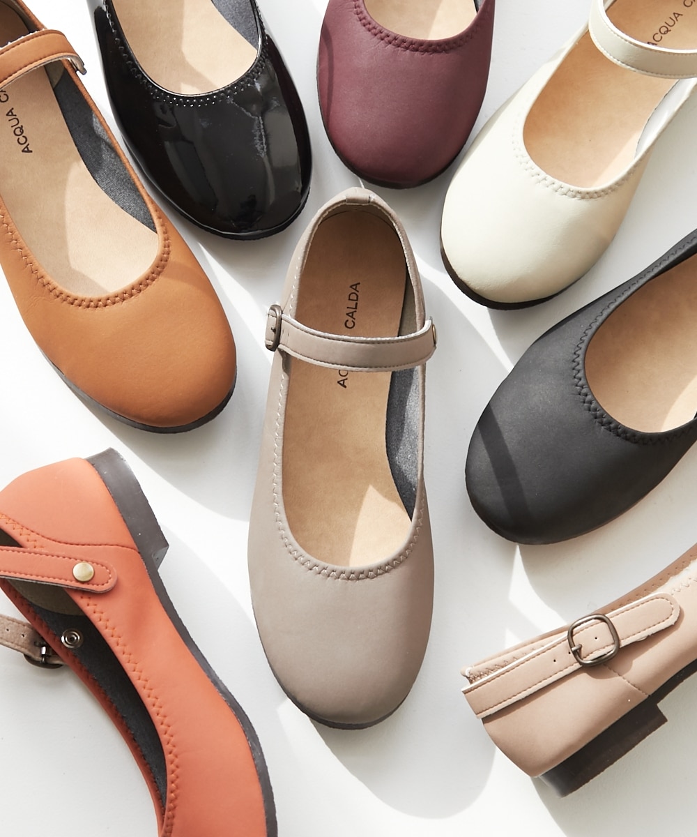 ゆったり幅広】日本製 2WAYフラットシューズ（ワイズ4E） 通販