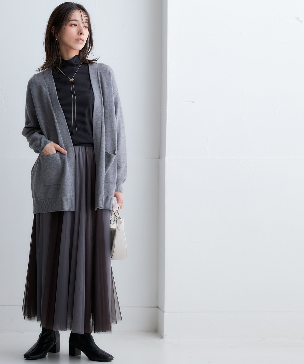 洗えるトッパーニットカーディガン【毛玉になりにくいふんわりもちもち