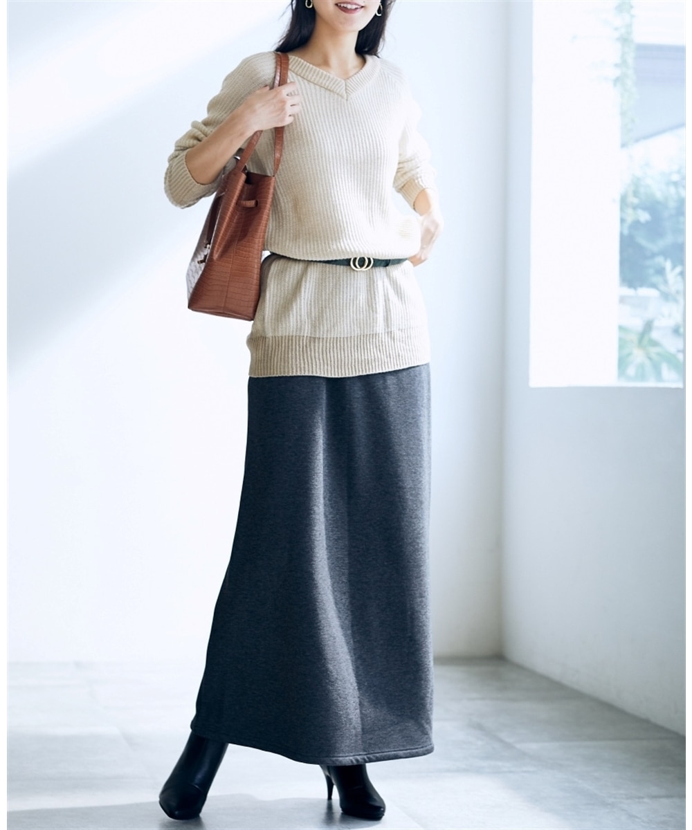 トールサイズ 裏シャギーマキシスカート（後総丈98cm） 通販