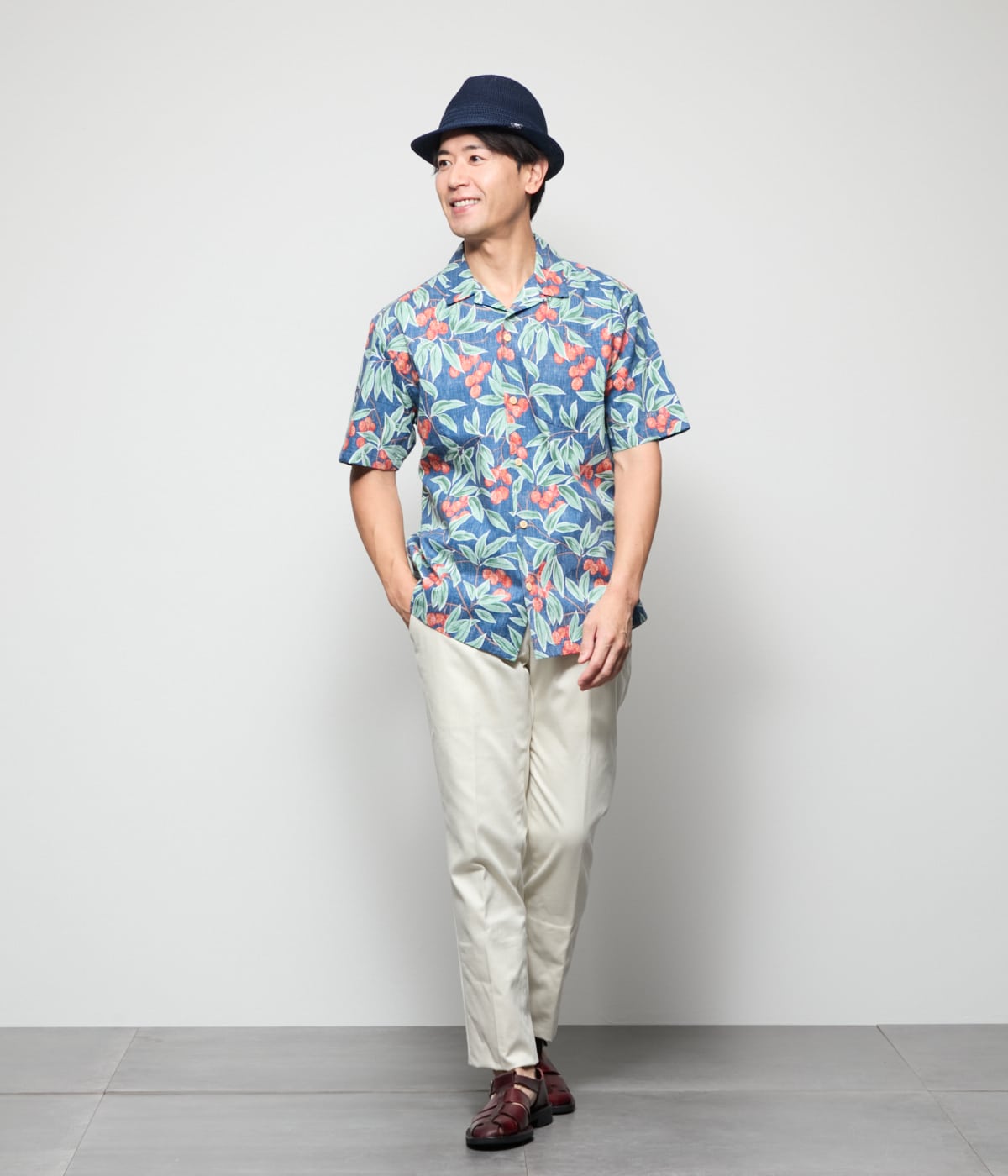 KAHALA×NEWYORKER】Lycheehoo アロハシャツ(85775755-2025