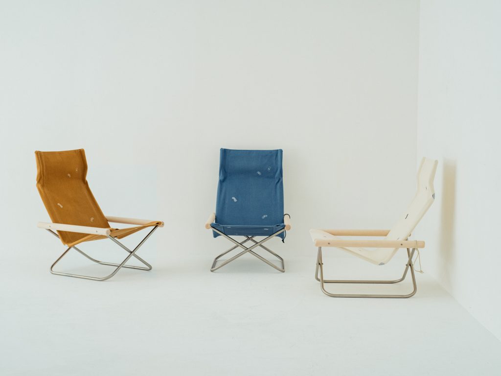 ニーチェアエックス-ミナ ペルホネン “choucho”」の共同開発が実現