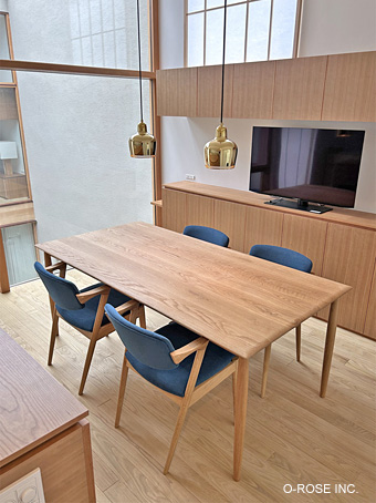 オー・ローズ、UNIダイニングテーブル、カイ・クリスチャンセン、Kai