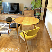 オー・ローズ 宮崎椅子製作所、ユニバースダイニングテーブル、カイ