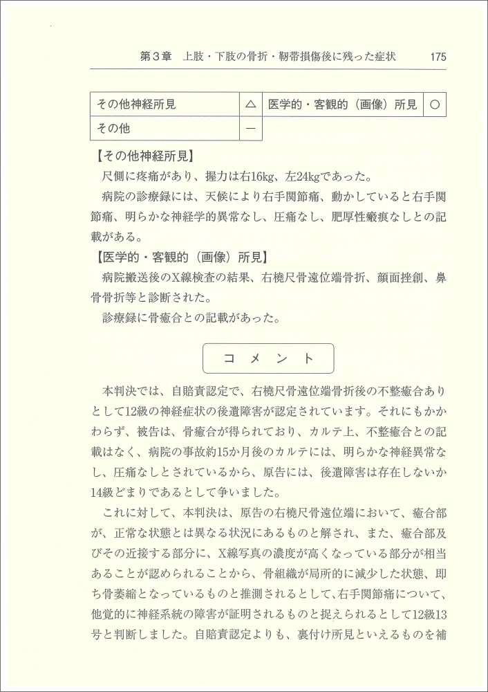 裁判例と自賠責認定にみる 神経症状の等級評価－後遺障害認定の傾向と