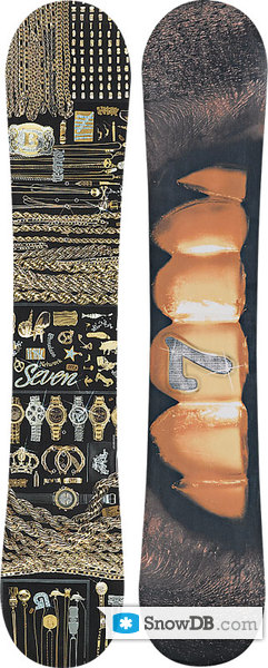 Snowboard Burton Se7en 2008/2009 :: Snowboard and ski catalog