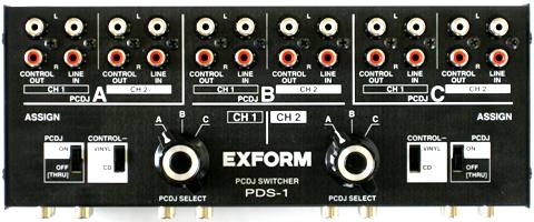 DJ機材 EXFORM PDS-1 EXFORM / PDS-1s PCDJ SWITCHER スイッチャー セレクター