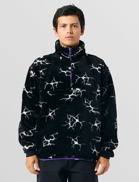 QUAKE SHERPA 1/4 ZIP ハーフジップフリースジャケット-ハフ 通販 HUF