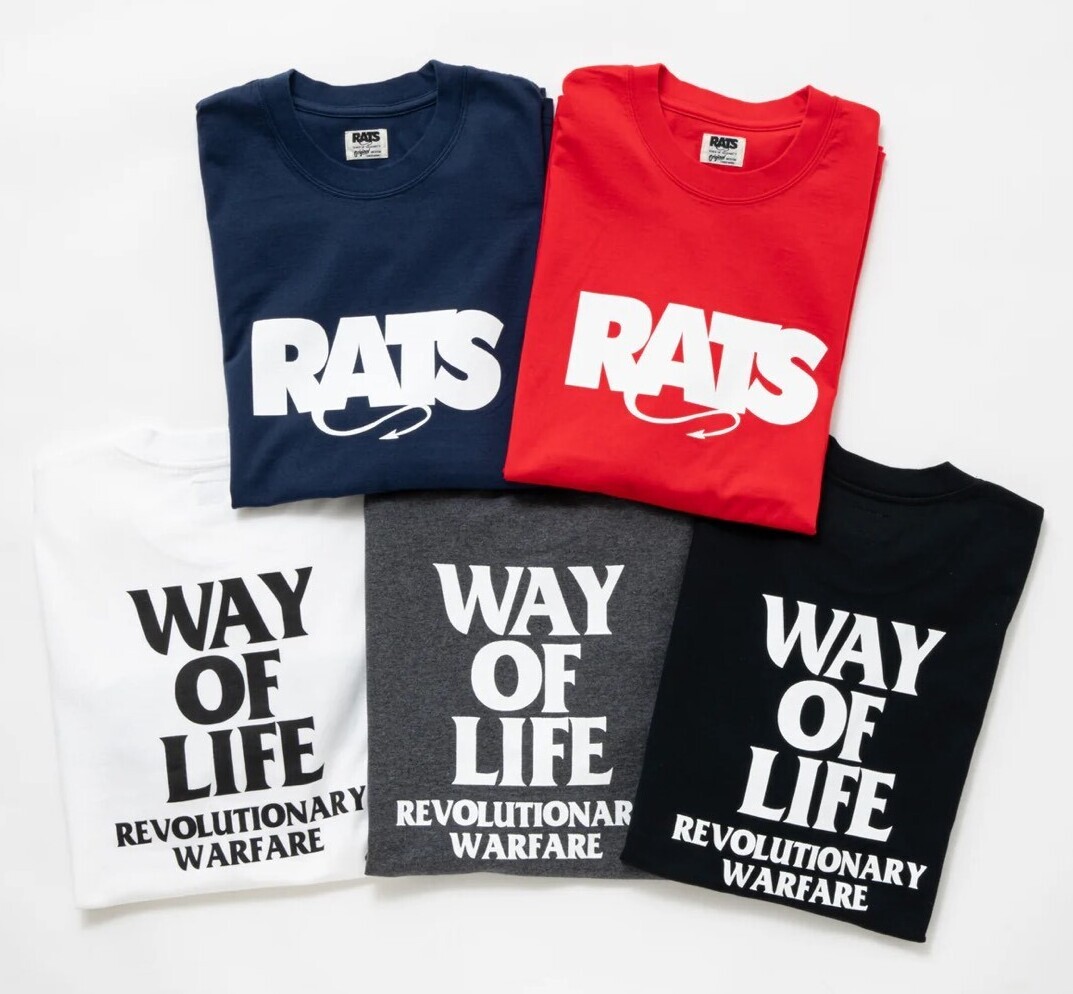 BOX LOGO WAY OF LIFE TEE Tシャツ-ラッツ 通販 RATS 店舗-SOWLD
