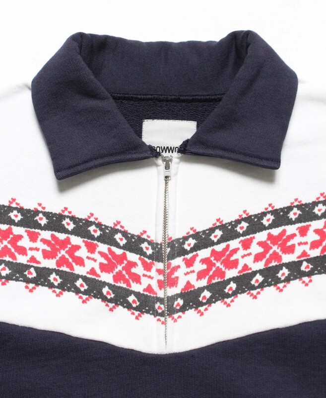 SNOWFLAKE HN SWEATSHIRTS ハーフジップスウェット-バウワウ 通販 BOW