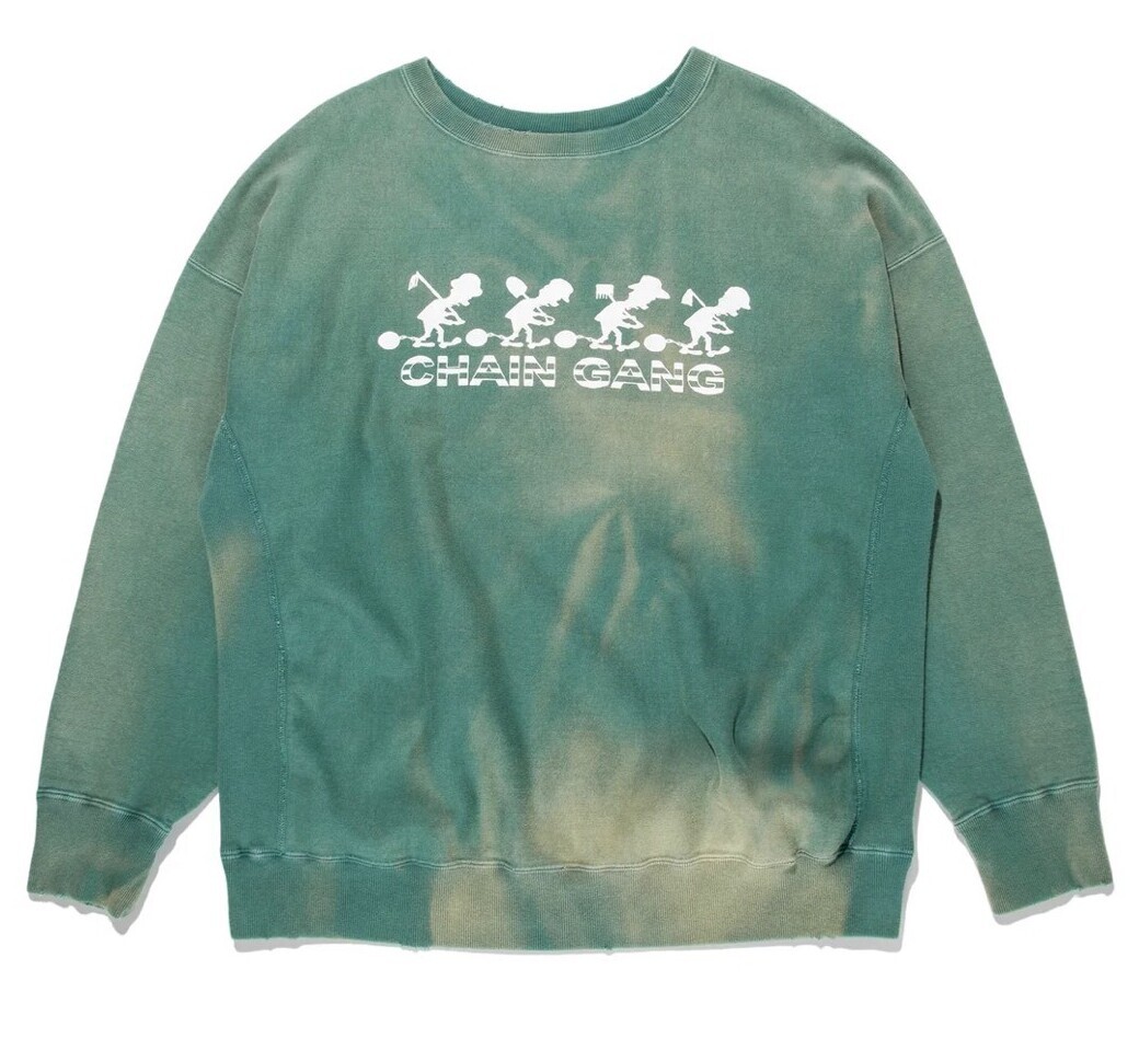 CHAIN GANG SWEATSHIRTS AGING クルーネックスウェット-バウワウ 通販