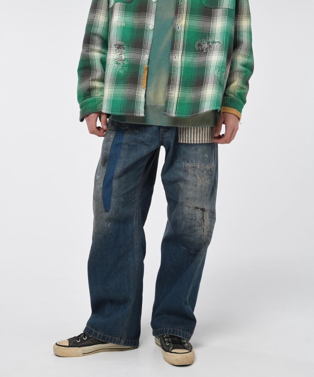 LAPD PRISONER DENIM PT AGING デニムパンツ-バウワウ 通販 BOW WOW