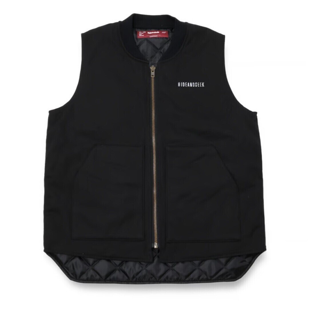Work Zip Vest(24aw) ダックベスト-ハイドアンドシーク 通販 HIDE AND