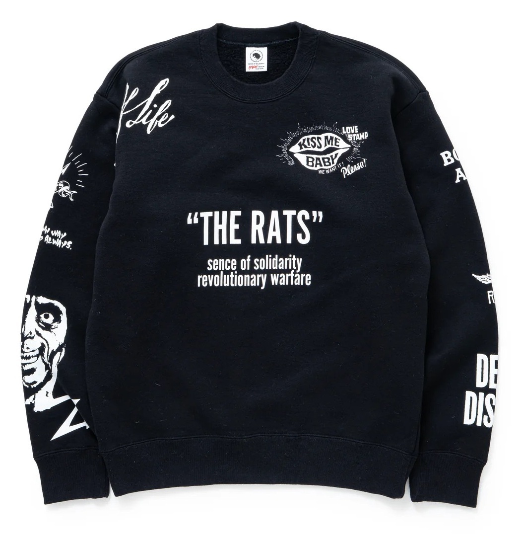 CRAZY CREW NECK SWEAT クルーネックスウェット-ラッツ 通販 RATS 店舗