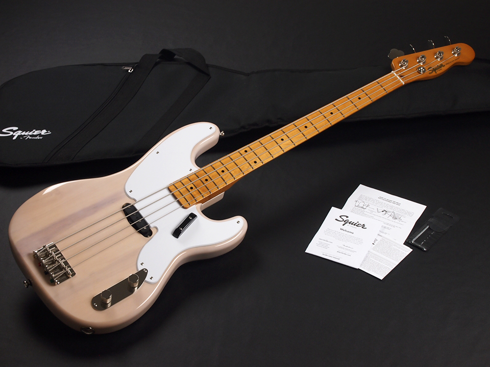Squier Classic Vibe 50s Precision Bass Maple Fingerboard White