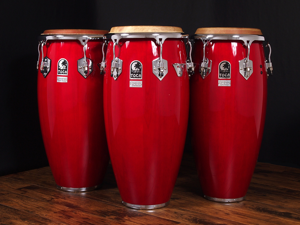 TOCA Custom Deluxe コンガ3本セット 11”+11.75”+12.5” 【3本セット