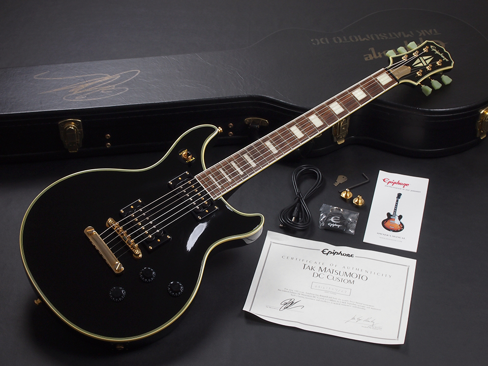 Epiphone Tak Matsumoto Signature DC Custom Ebony ソニックス特価