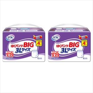 リブドゥコーポレーション リフレ はくパンツ BIG 3Lサイズ 計56枚 (14