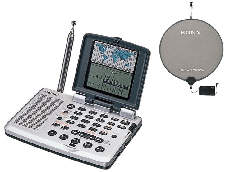 ジャンク SONY ICF-SW1S FMステレオ PLLシンセサイザーレシーバー