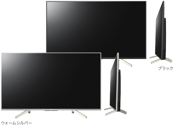 X8500Fシリーズ 特長 : デザイン | テレビ ブラビア | ソニー
