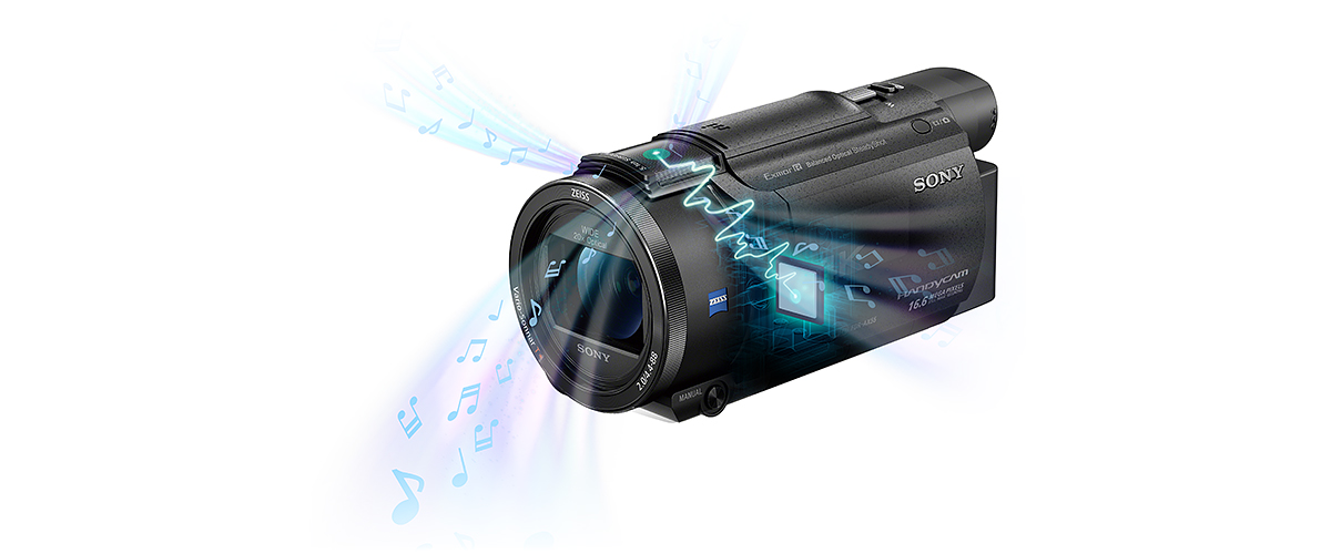 FDR-AX55 特長 : 高音質機能 | デジタルビデオカメラ Handycam