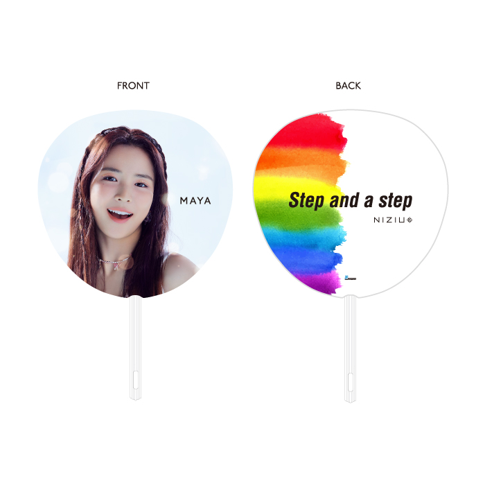 うちわ【MAYA】・NiziU | Sony Music Shop・CD・DVD・ﾌﾞﾙｰﾚｲ・ｱｰﾃｨｽﾄ