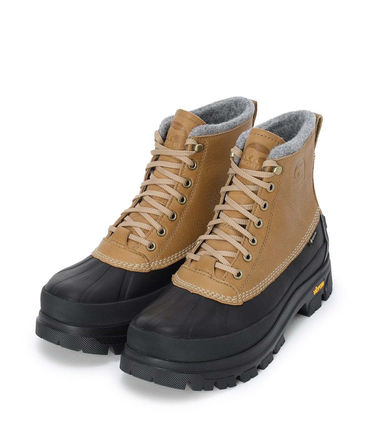 デイストーム ホライゾン ゴアテックス(25 Caribou Buff Black)│SOREL