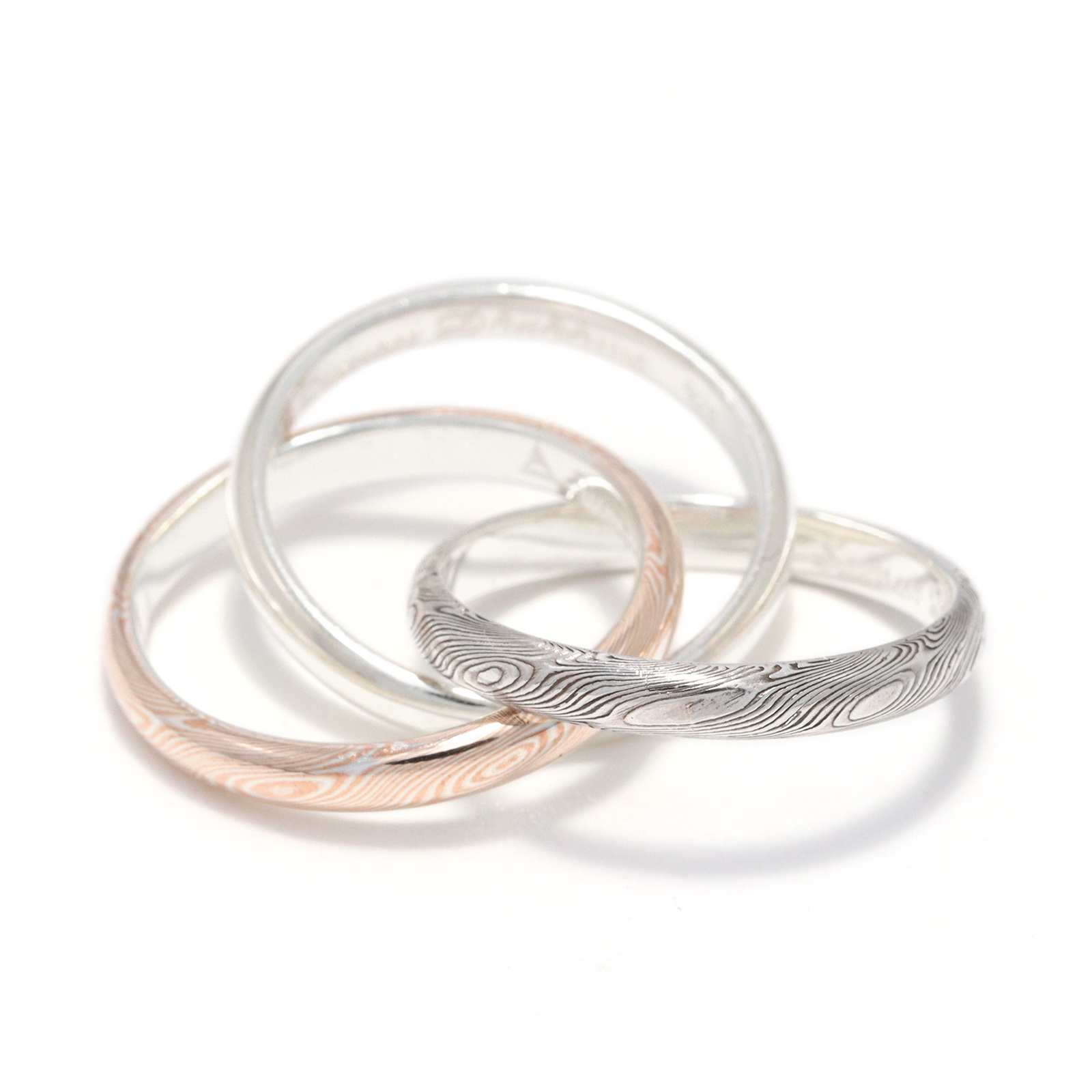 Suman Dhakhwa（スーマンダックワ） Triple Combination Ring - Silver