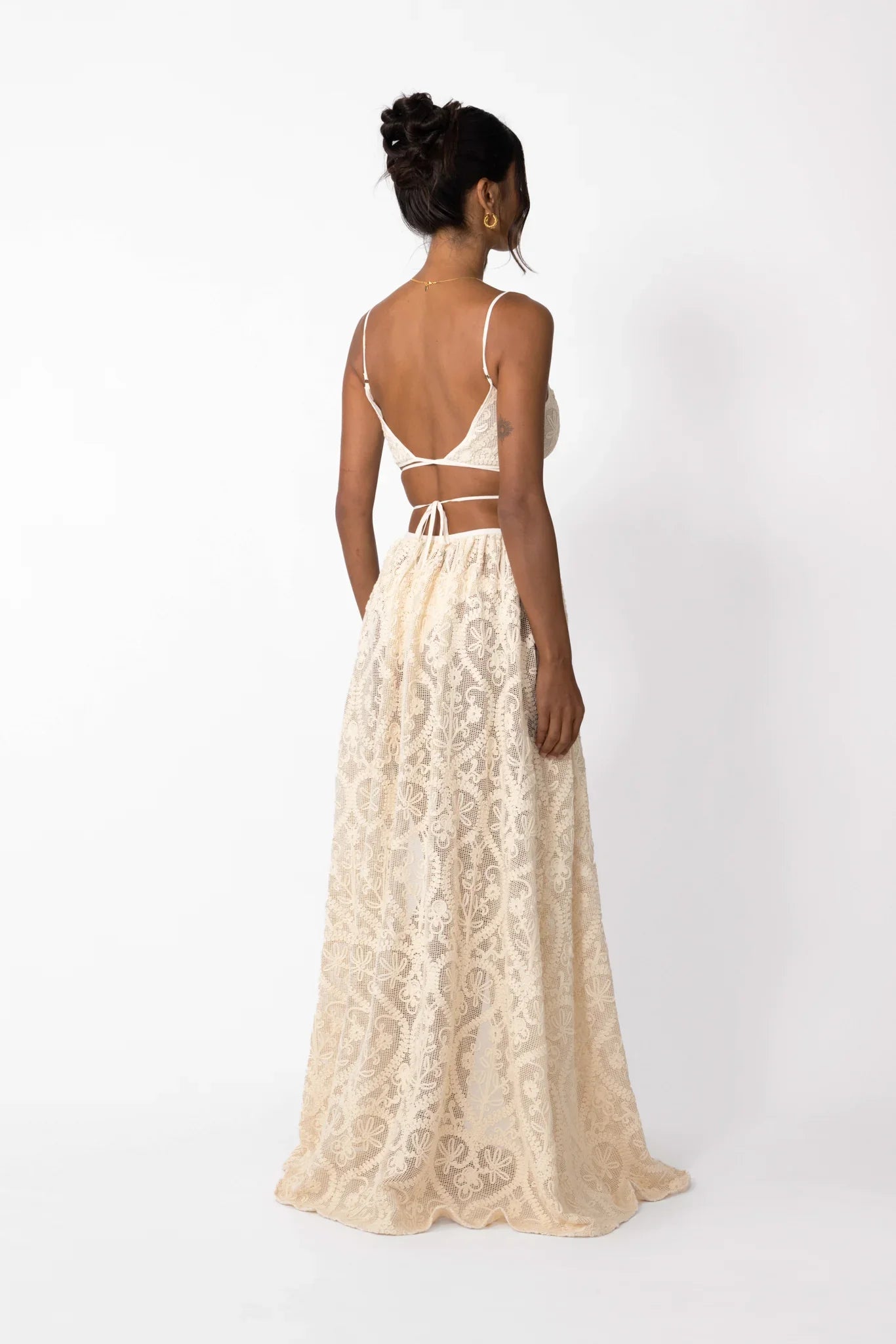 Amare Crochet Maxi Skirt – SAU LEE