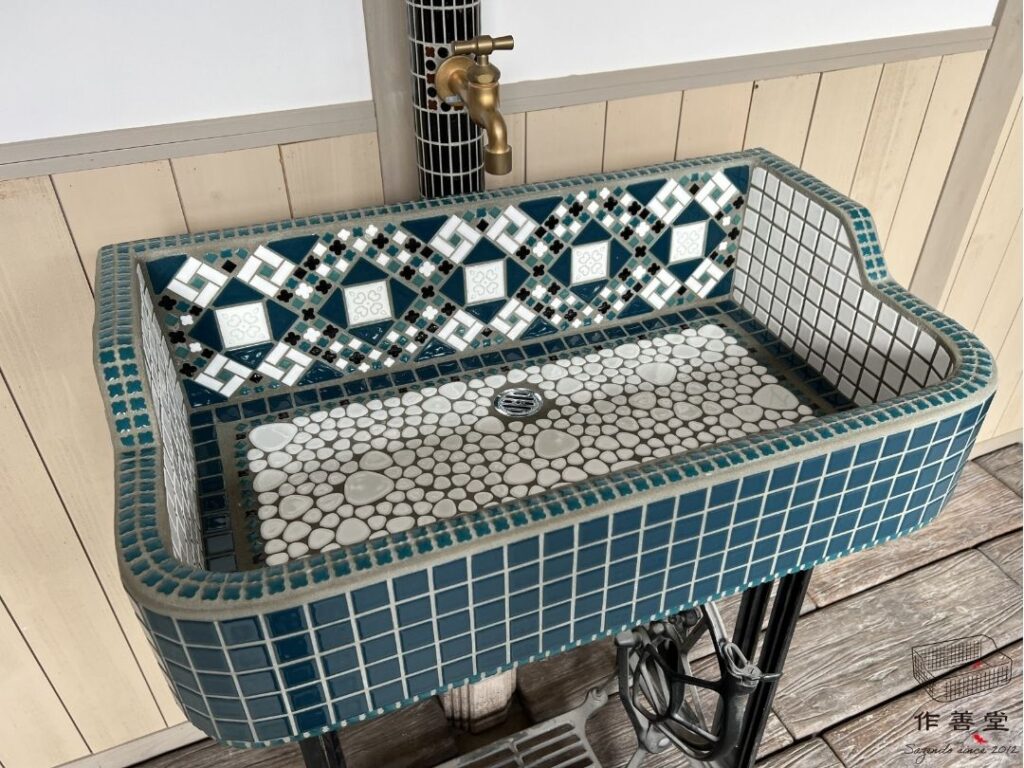 専用カート作善堂タイルシンク流し台ライトSS 5046 作善堂/SAZENDO