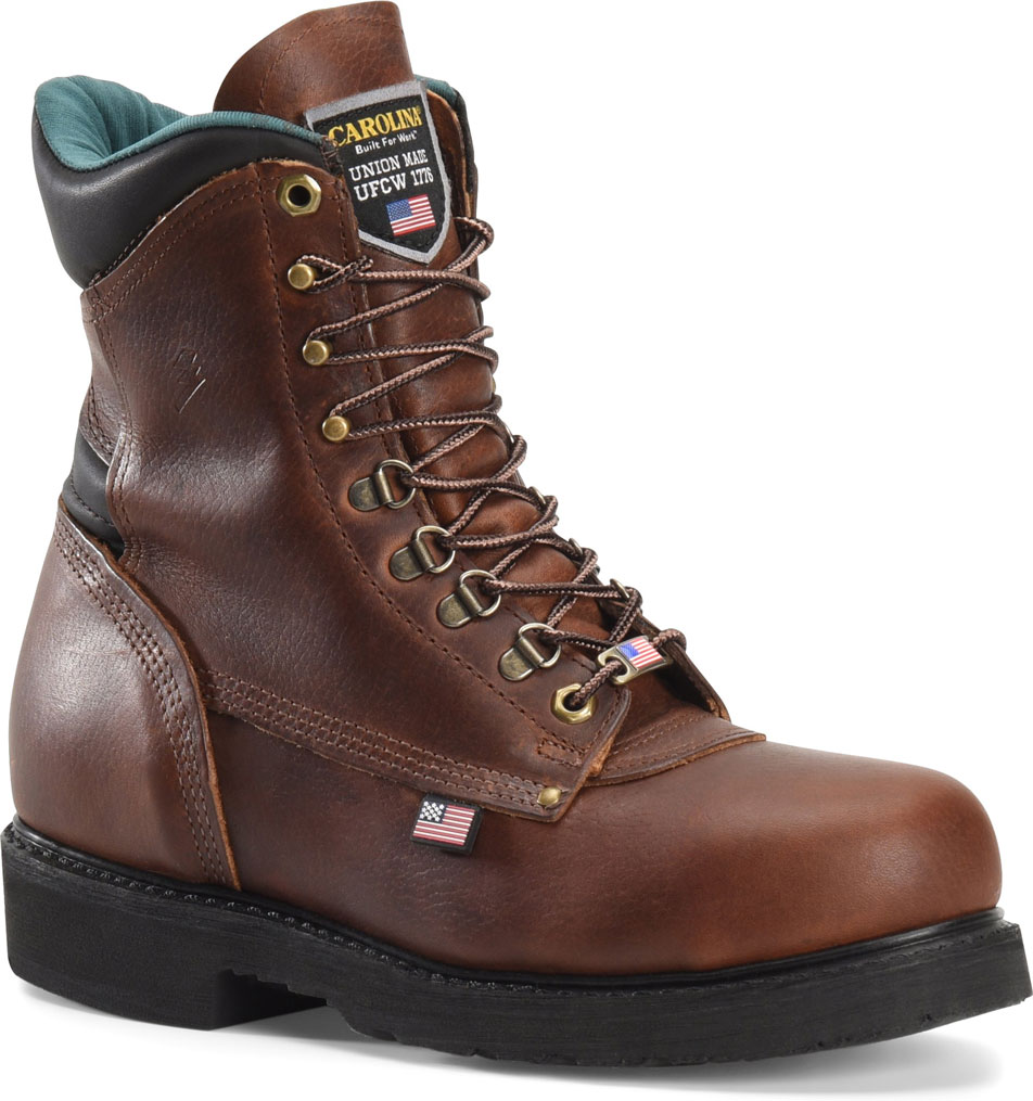 Male Carolina Carolina CA1809 Men's Brown, Steel Toe, EH, 8 Inch