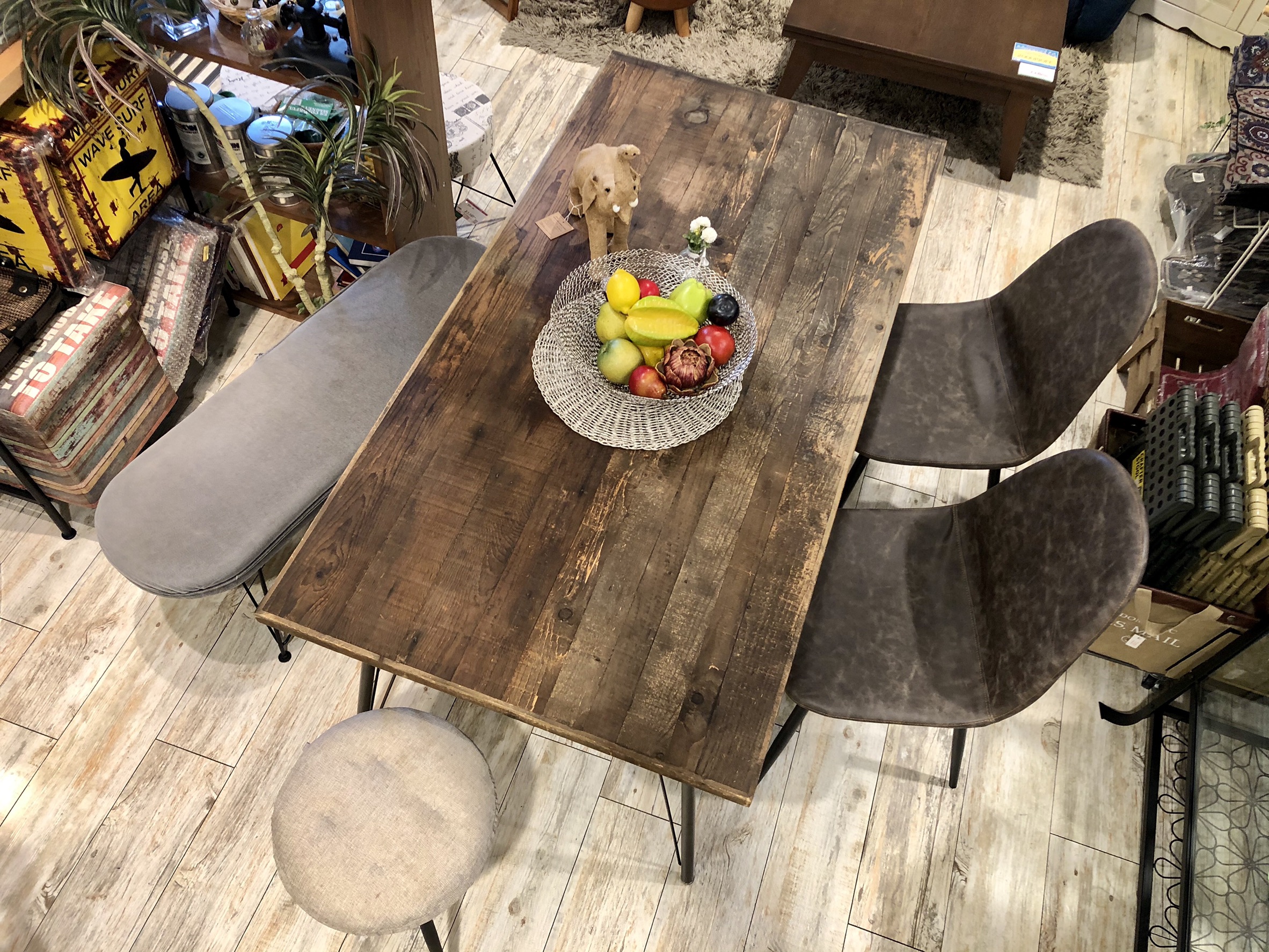 CRASH GATE / クラッシュゲート FRANK Ⅲ TABLE 古材仕様 ダイニング