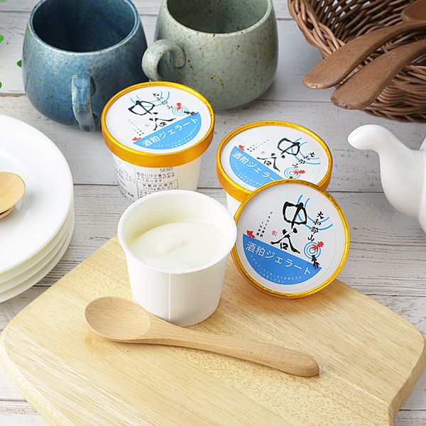 酒粕ジェラート（100ml）12個セット - 中谷酒造ONLINE SHOP