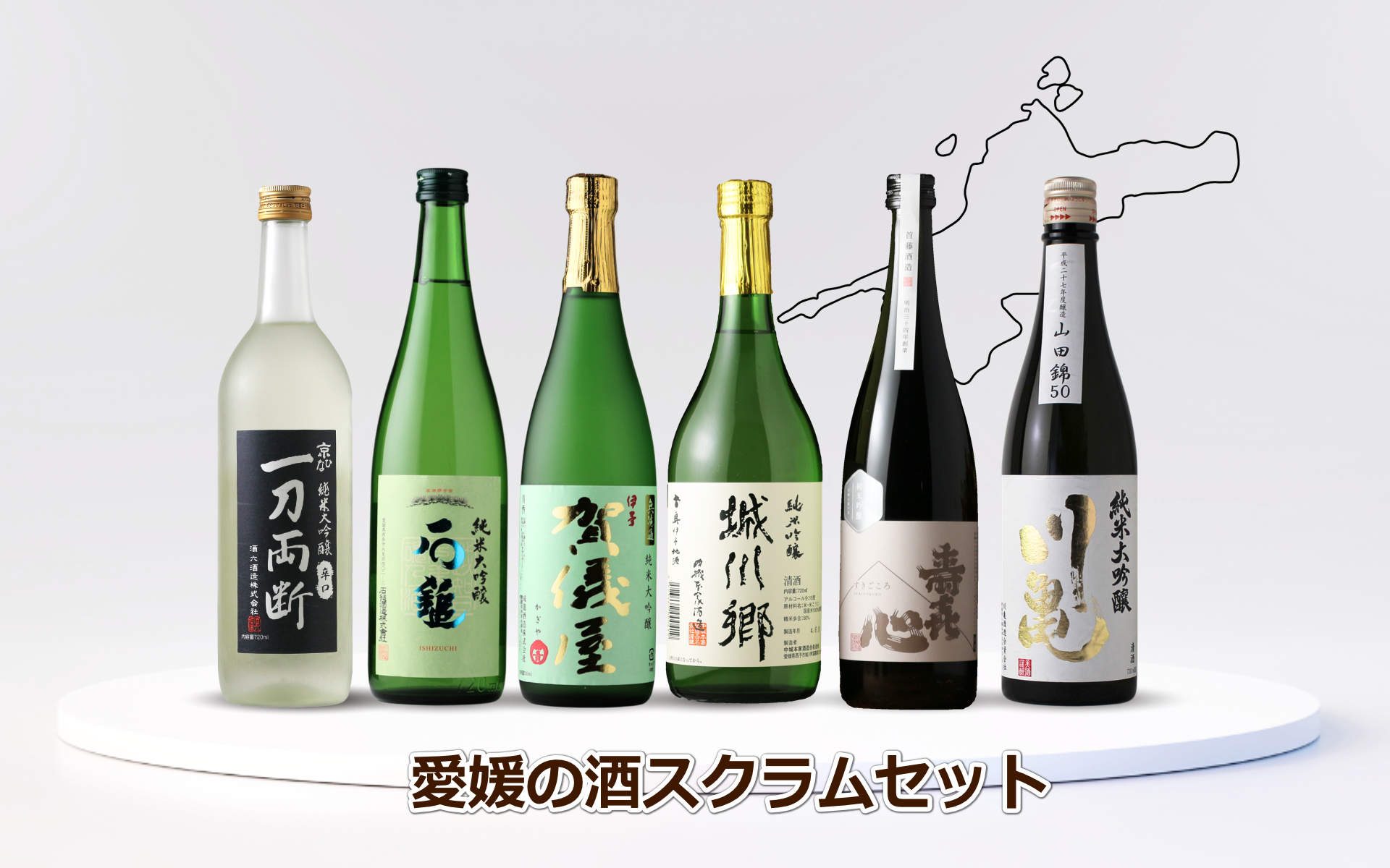 愛媛の酒スクラムセット 720ml 6本セット（送料無料 日本酒 飲み比べ