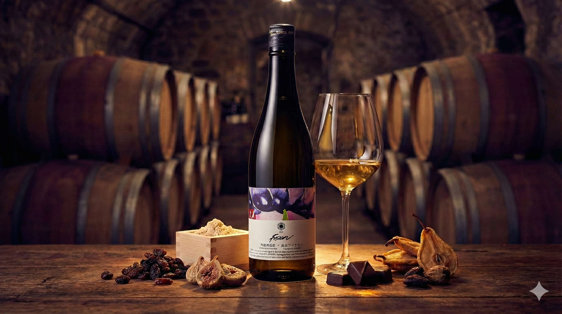 外池酒造店 × 高畠ワイナリー FUSION 2025 “Mellow” 720ml（赤ワイン樽
