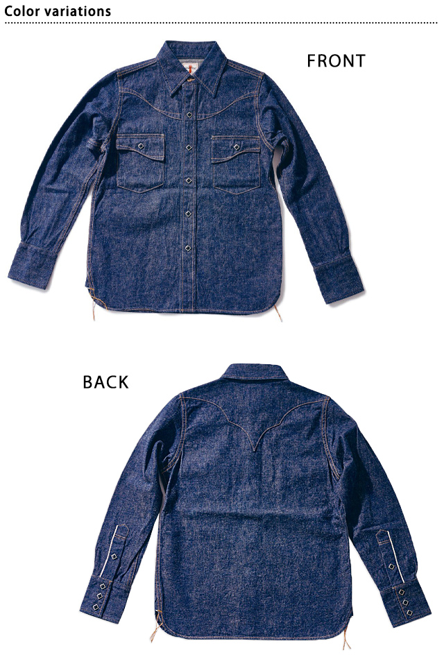 飛翔デニムウエスタンシャツ サムライジーンズ SWD-L02 SAMURAI JEANS