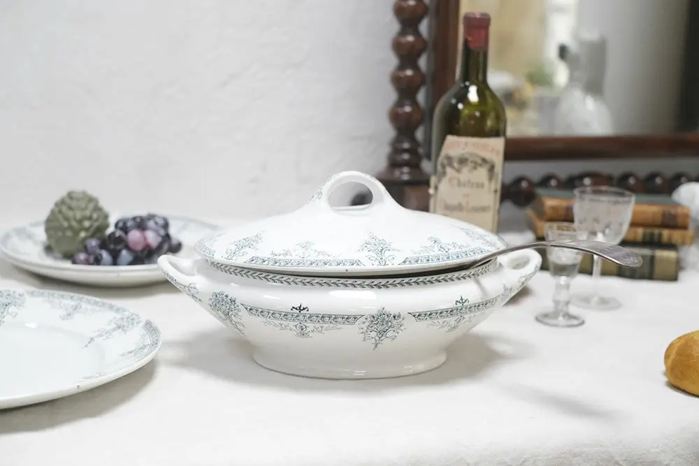 アンティーク スーピエール フランス リュネヴィル（Lunéville）スープ