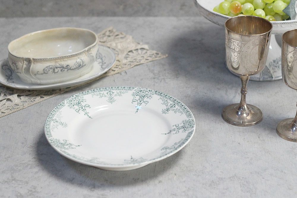 アンティーク リュネヴィル（Lunéville）コンポティエ フランス