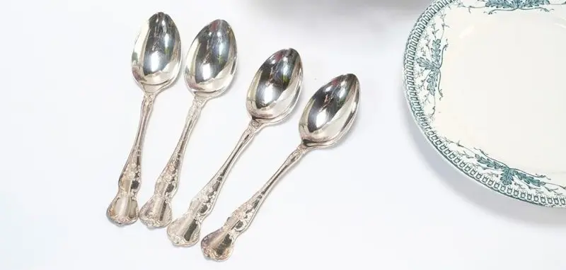 アンティーク 銀製 装飾的スプーンセット 7本 アンティーク 銀製 装飾