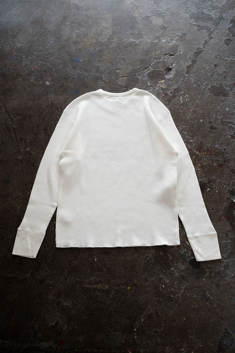 CIOTA - 【ラスト1点】スビンコットンツータックワッフルロングTシャツ