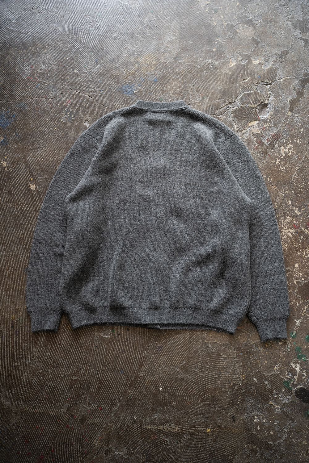 STILL BY HAND - 【ラスト1点】【24AW】アルパカ片畦編みカーディガン