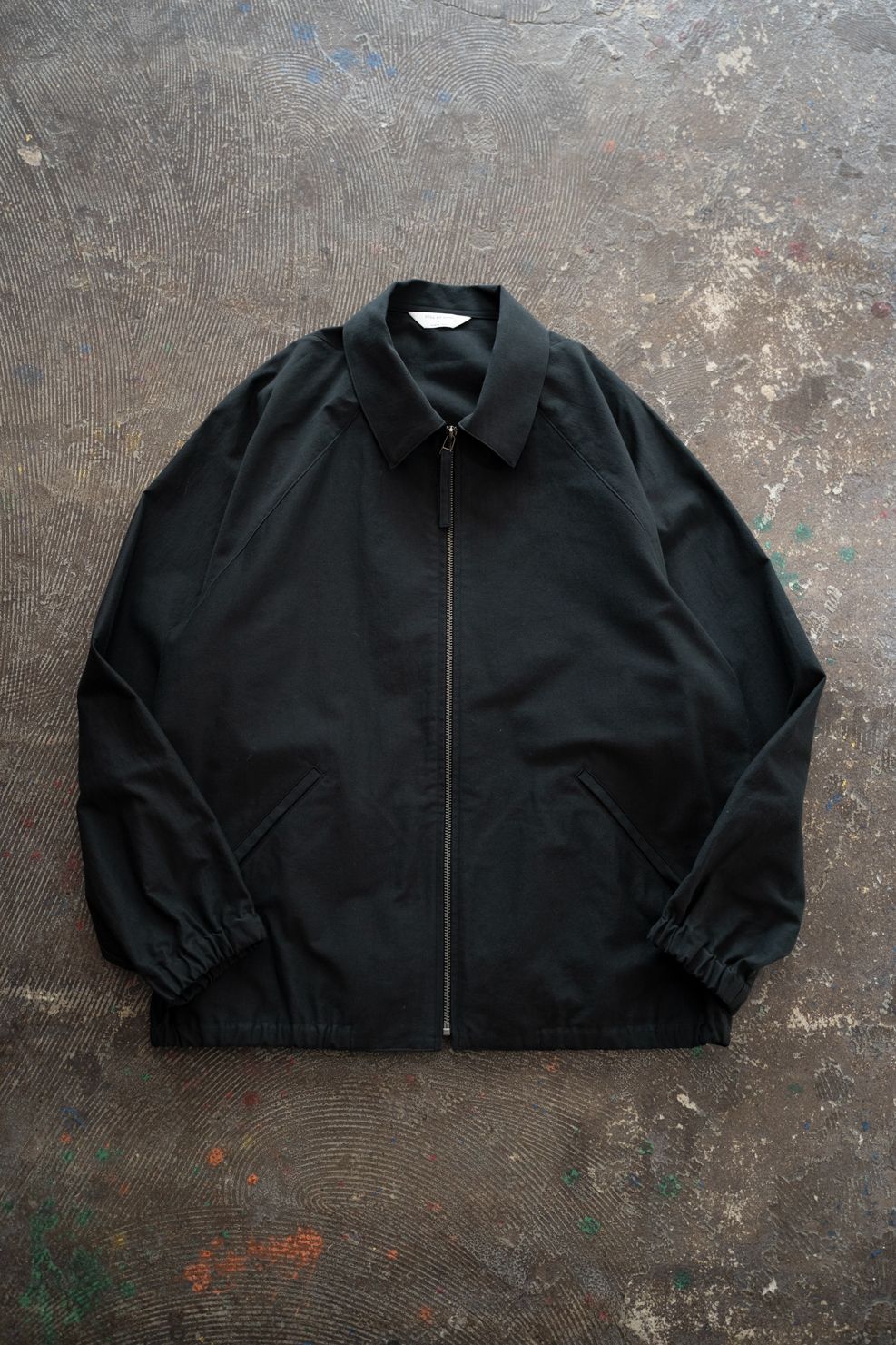 STILL BY HAND - 【26SS】コットンモールスキンジップブルゾン(DARK