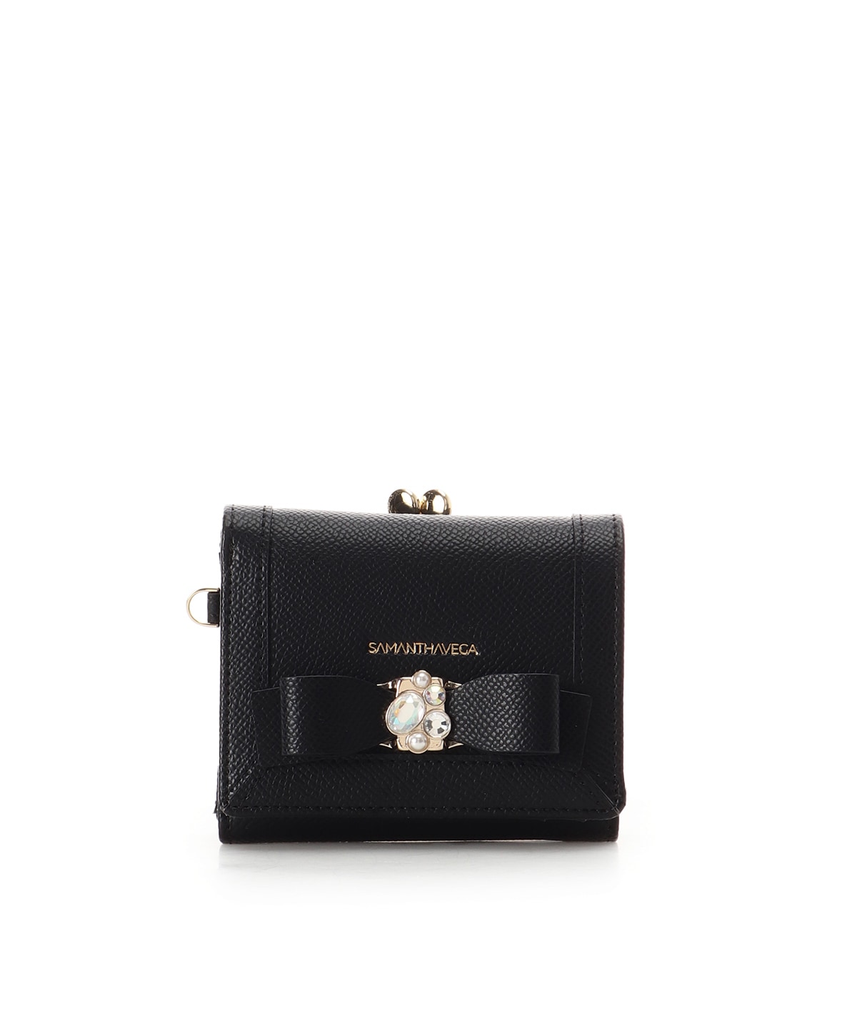 ジュエルリボン折財布(FREE ブラック): SAMANTHAVEGAサマンサタバサ