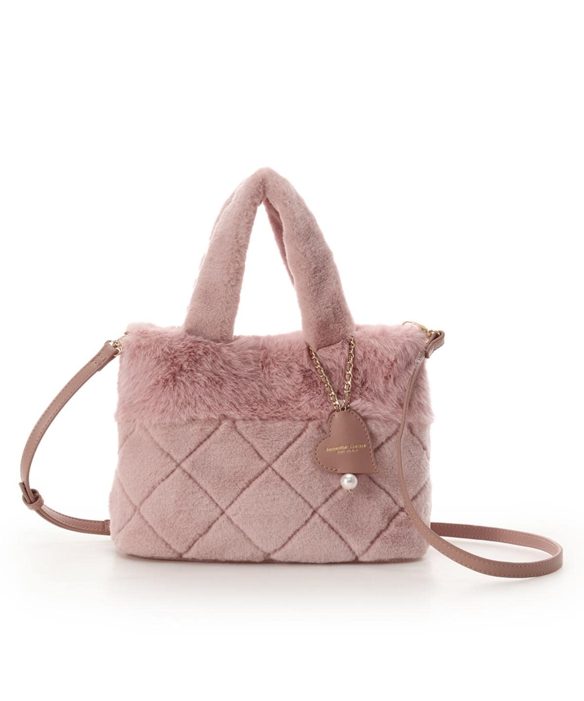 キルティングファーバッグ(FREE ピンク): Samantha Thavasa Petit