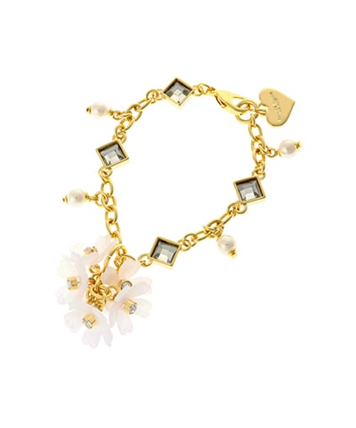 フラワーパール バッグチャーム(FREE ホワイト): Samantha Thavasa