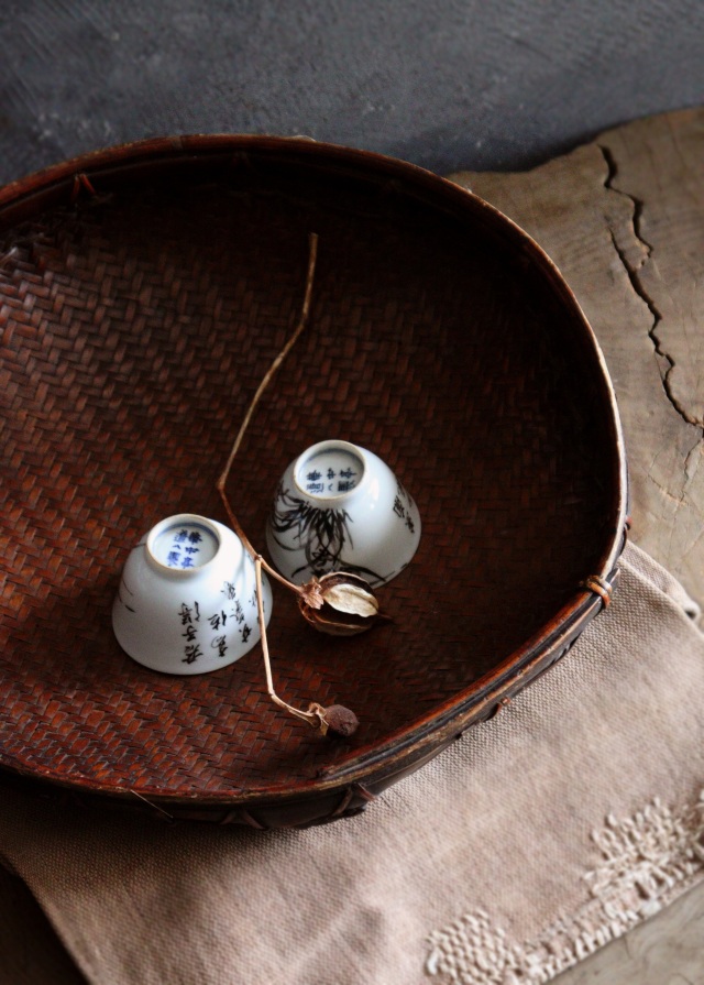 アンティーク 笊籠 古籠 籠 茶籠 竹籠 Antique Sam's Collection