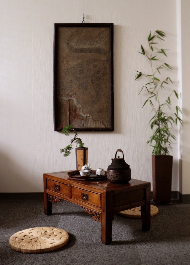 李朝 文机 韓国アンティーク家具 机 テーブル 李朝家具 古道具 Antique