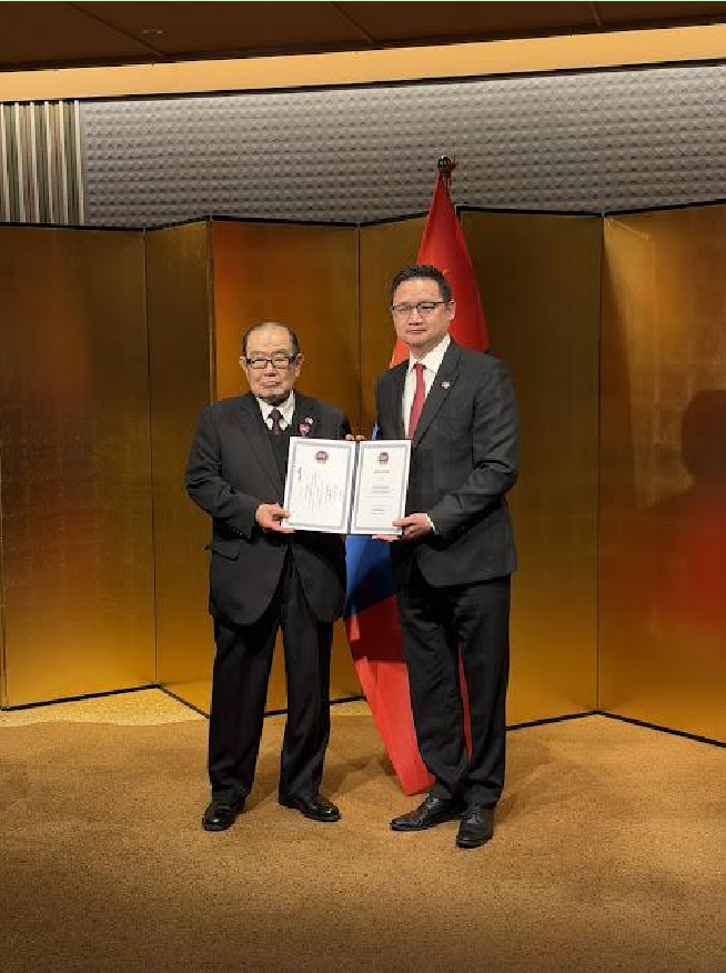 モンゴル国ナイランダル（友好）勲章授与について｜お知らせ｜三共技研