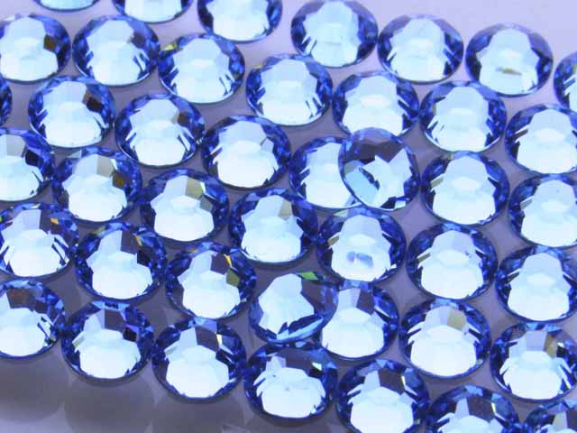 スワロフスキー アクアマリン-#2000 4-ラインストーン・スワロフスキー